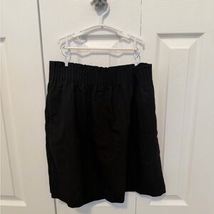 J. Crew Black Mini Skirt